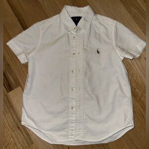 Polo Ralph Lauren white shirt boy 6